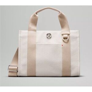 lululemon athletica Cream & Beige Two-Tone Canvas Tote